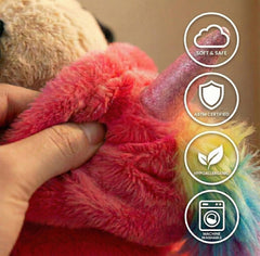 JoyAmigo pull-down-hoodie pugicorn ready for hugs and giggles.