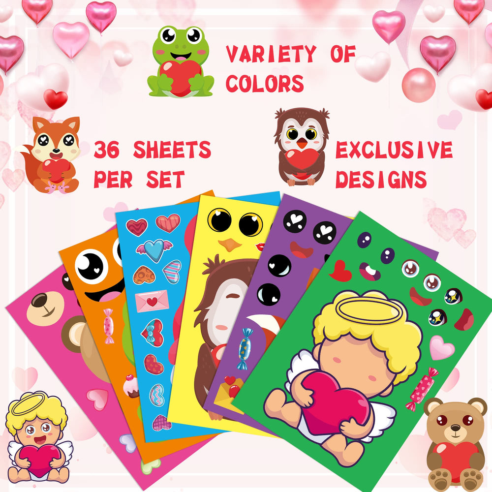 Joy Bang Valentines craft stickers help set a festive mood for classrooms and parties.