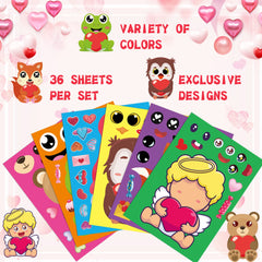 Joy Bang Valentines craft stickers help set a festive mood for classrooms and parties.