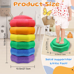 Joybond stepping stones stackable design encourages imaginative building and coordination