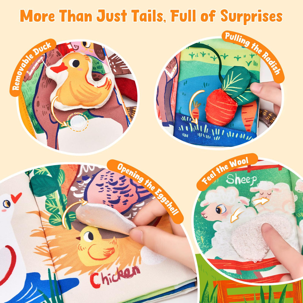 JoyCat adjustable velcro straps for secure hanging on strollers and cribs.