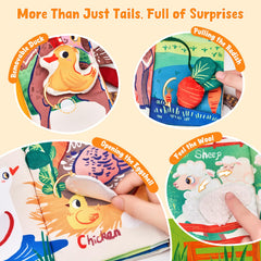 JoyCat adjustable velcro straps for secure hanging on strollers and cribs.
