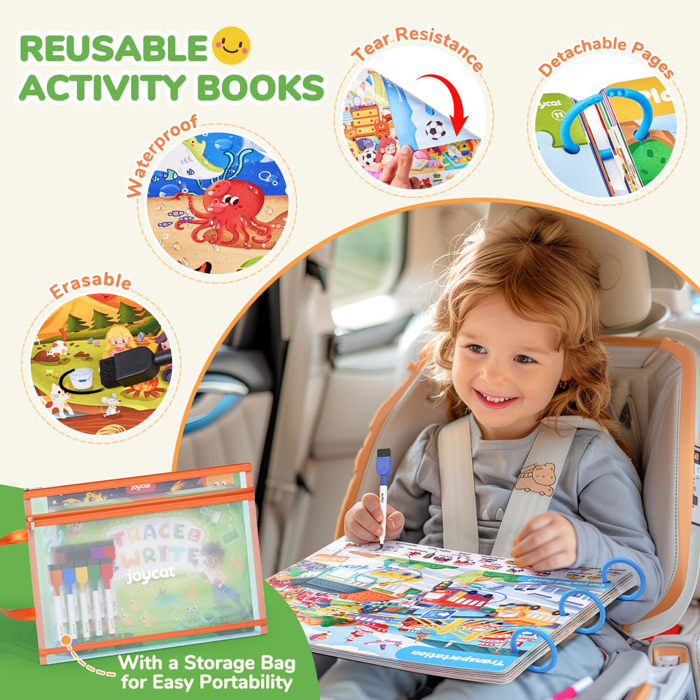 JoyCat Dry Erase Markers—vibrant, erasable ink for repeated practice.