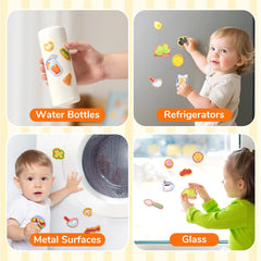 JoyCat stickers bundle fosters independent play during road trips and flights.
