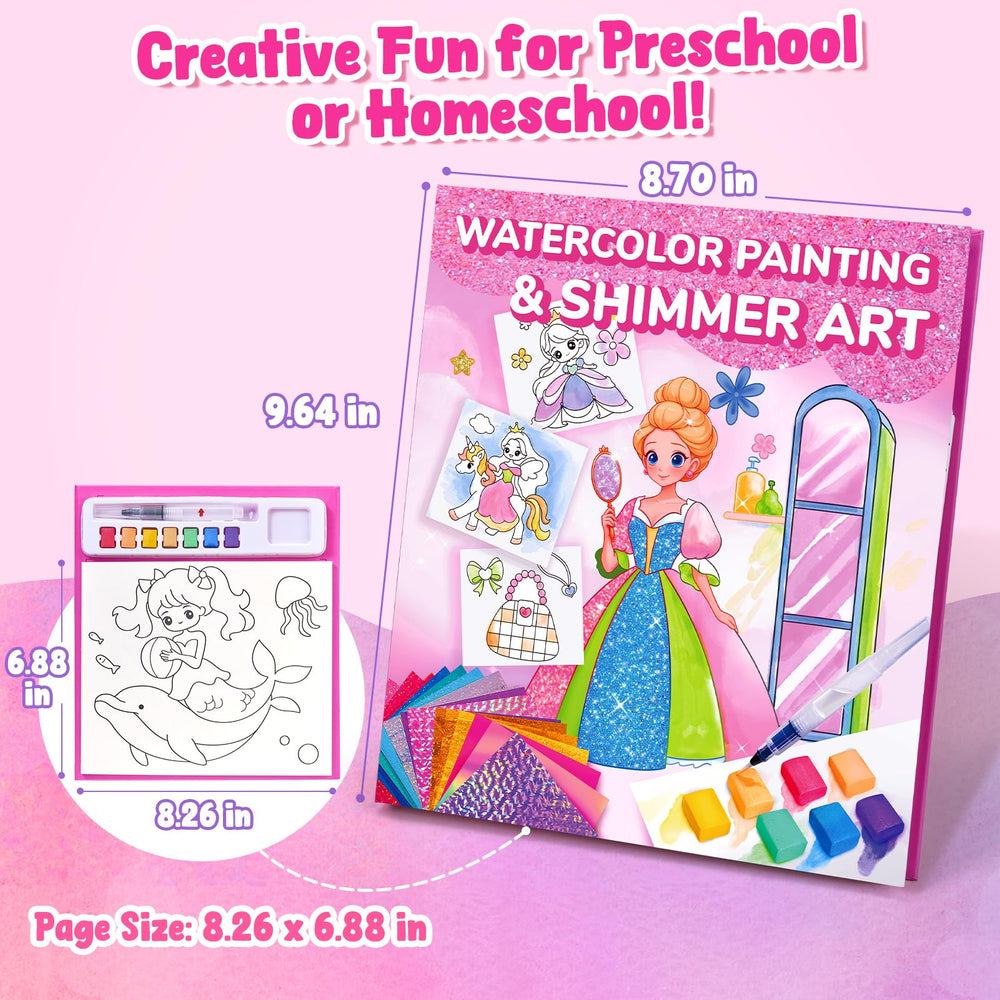 JoyCat finished art display—ready-to-hang creations brighten bedrooms and playrooms.