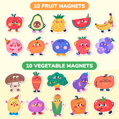 JoyCat strawberry magnet supports color and name learning during kitchen play.
