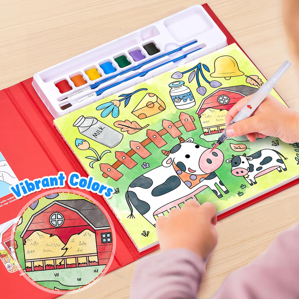 JoyCat gift-ready farm-themed set for young artists