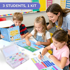 JoyCat group learning-friendly design supports collaborative phonics practice