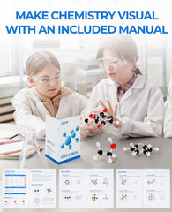 JoyCat mini C60 atoms and bonds set for complex structure practice.