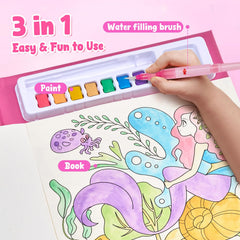 JoyCat Ocean Princess paint palette with vibrant hues for imagination