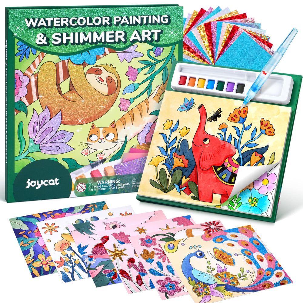 JoyCat Paint with Water book cover shows kid-friendly, mess-free art inspiration