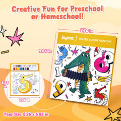 JoyCat fosters color recognition and fine motor skills through calm painting.