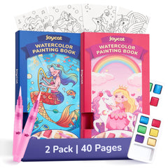 JoyCat Magical Pony pocket paint book cover for on-the-go creativity.
