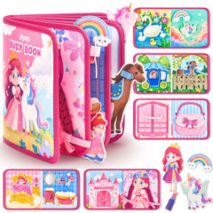 JoyCat Princess Busy Book cover for on-the-go imagination.