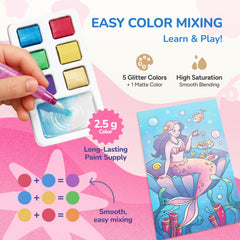 JoyCat refillable brush designed for reusable, mess-free painting sessions.