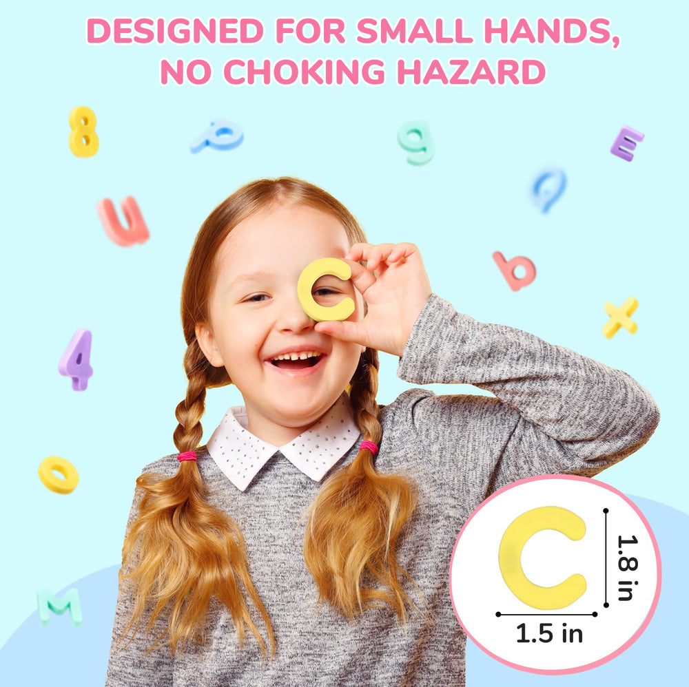 JoyCat durable plastic magnets with smooth edges for safe play