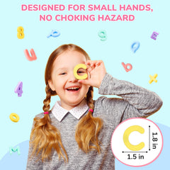 JoyCat durable plastic magnets with smooth edges for safe play
