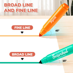 JoyCat non-toxic, ASTM D-4236 compliant markers for safe use.