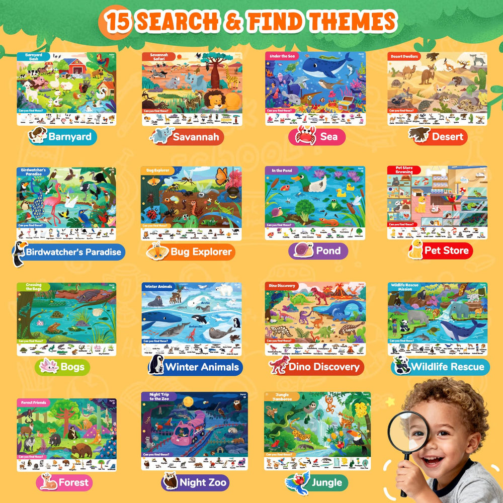 JoyCat Undersea Adventure mats encourage attention to detail on flights or car journeys