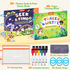 JoyCat Seek & Find Game Book—colorful scenes boost observation and vocabulary.
