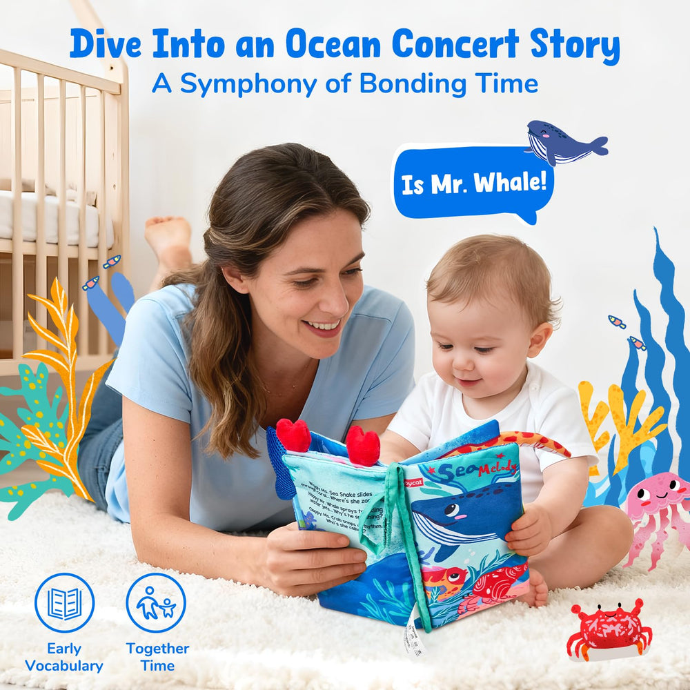 JoyCat Smooth Whale Fins invite soft touches on a coastal playset.