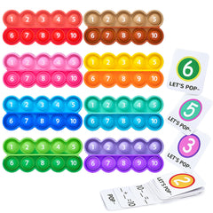JoyCat ten-frame boards in eight bold colors for hands-on early math exploration.