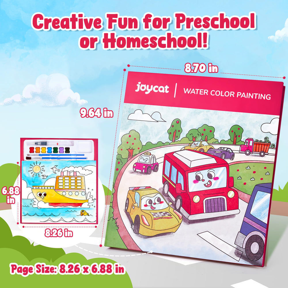 JoyCat thick-paper coloring pages prevent bleed-through for durable art.