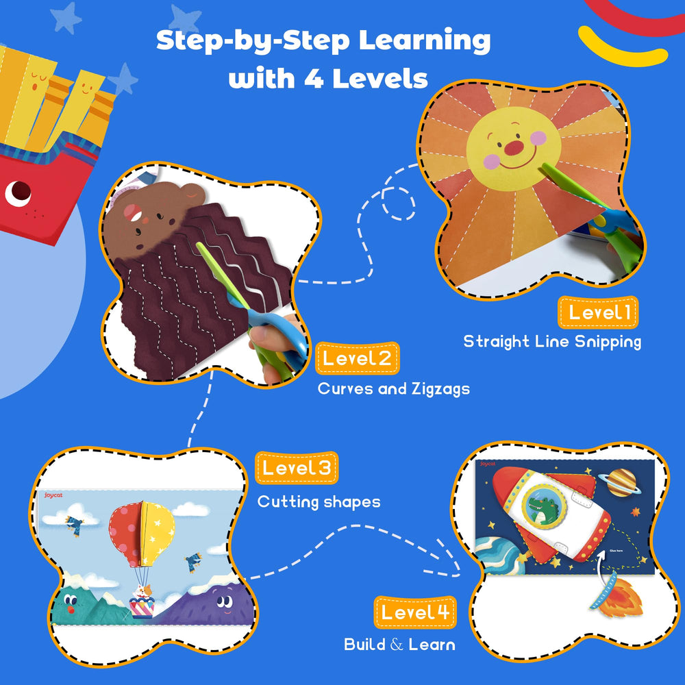 JoyCat level 3 folding and pasting for dexterity development