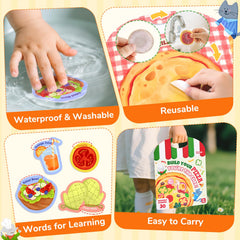 JoyCat waterproof stickers stay clean after rinse, ready for another round of play.