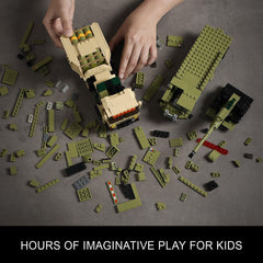 JOYCOLI battlefield-imaginative play with dual models encouraging storytelling.