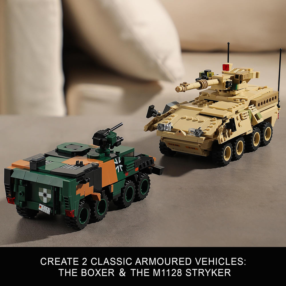 JOYCOLI Boxer 360-degree turret rotation for dynamic battlefield scenarios