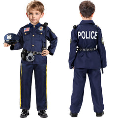 Joycover police officer costume pants offering breathable comfort and durability.
