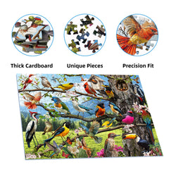 Colorful nature scene puzzle from JOYZEXY for a satisfying assemble-and-display experience.