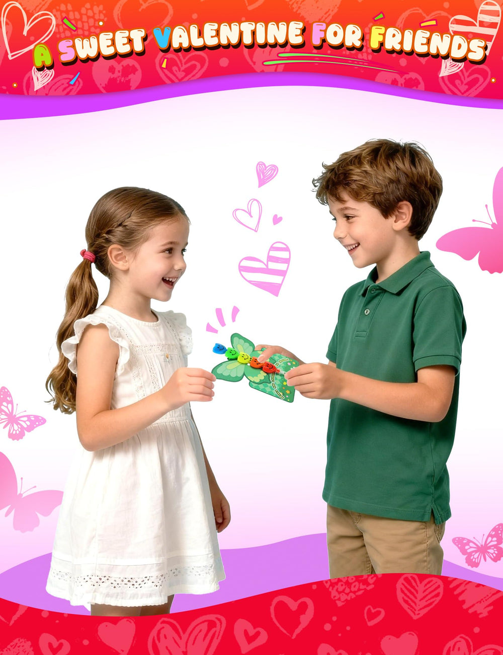 JoyFiesta non-toxic materials ensure kid-friendly valentines for school.