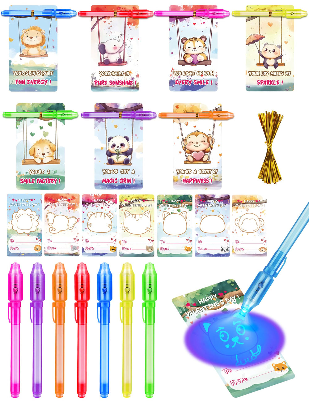 JoyFiesta valentines cards 28-pcs for classroom exchanges.