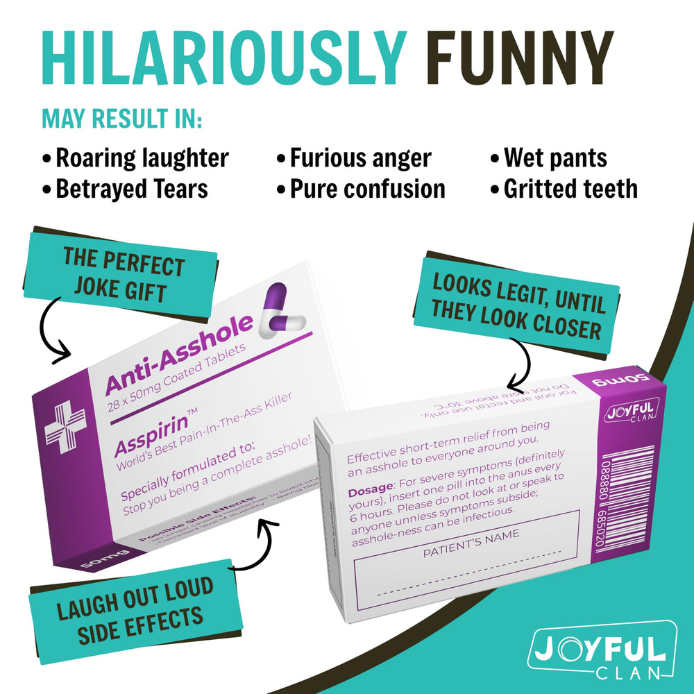 Joyful Clan holiday stocking stuffer prank gift ready to gift.