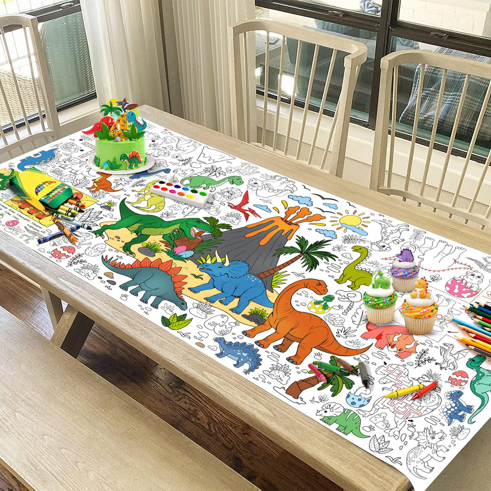 JOYGATHER classroom dinosaur coloring poster adds interactive learning and fun.