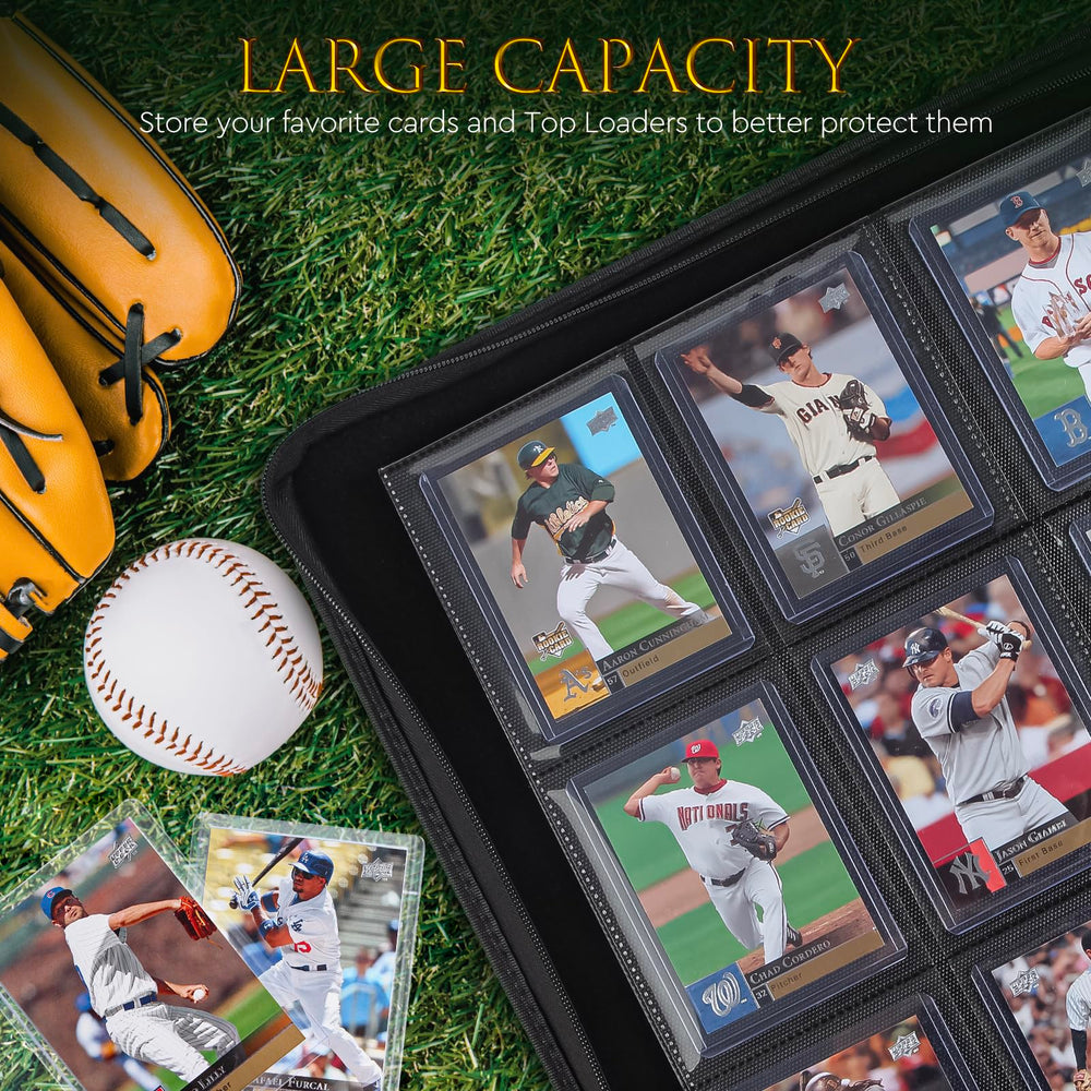 JoyHood top loader binder designed for trading cards and sports cards