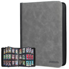 JoyHood top loader binder front view showing 14 pages and 252-slot capacity for organized collections