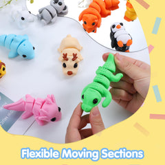 JOYIN 12P Animals Set koalas β cute, articulated toys for office and home decor.