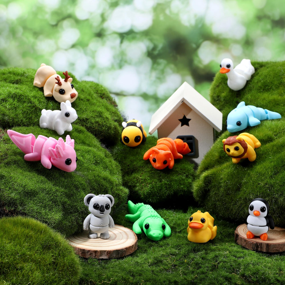 JOYIN 12P Animals Set penguins β charming, poseable buddies for gifting and desk use.