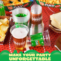 JOYIN 24-pack football cups suit party hosting needs.