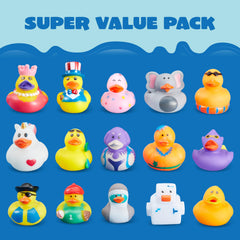 JOYIN 2-inch ducks sized for little hands and safe bath play.