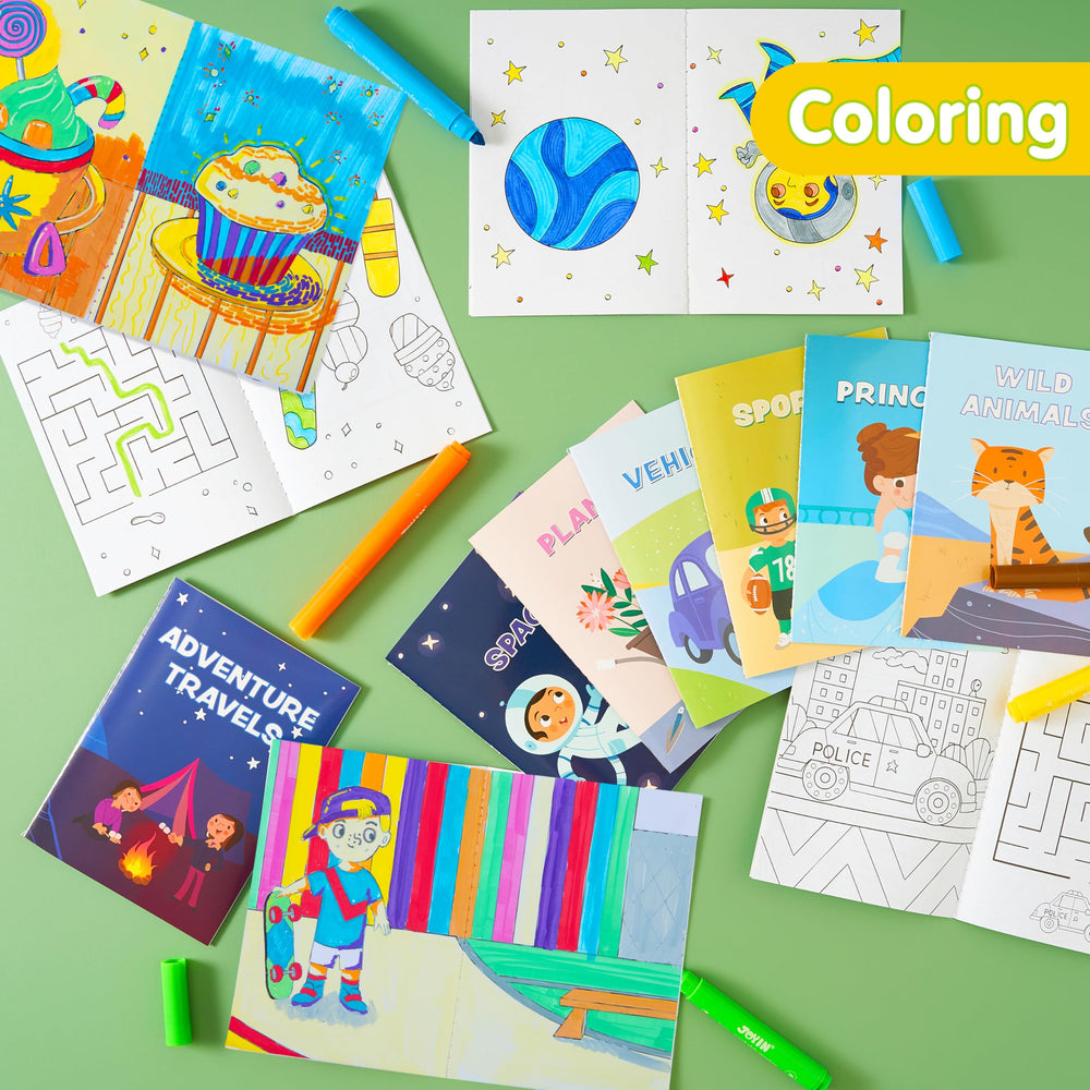 JOYIN 24-pack coloring books about space to spark curiosity during travel or downtime