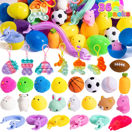 JOYIN mochis inside Easter egg for tactile play and calming moments.