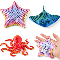 JOYIN 3D octopus fidget toy with flexible joints for tactile play.