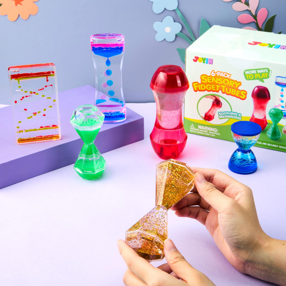 JOYIN classroom-ready fidget tubes support student focus during activities.