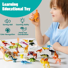 JOYIN sensory-bin figures support hands-on learning and cooperative play.