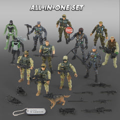 JOYIN fortification figures included for strategic defense pretend play