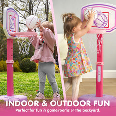 JOYIN arcade-style basketball setup encourages active play and coordination.